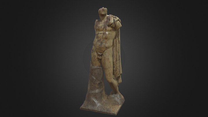 (OPT) Reproducción Estatua Trajano Itálica 3D Model