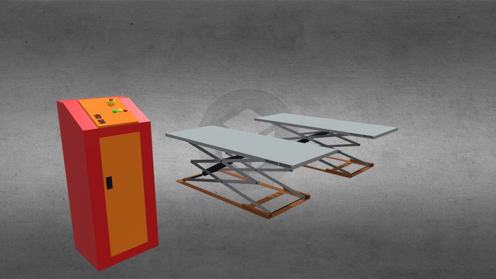 Car lift 3D Model