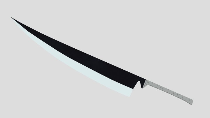 Ichigo Zangetsu 3D Model