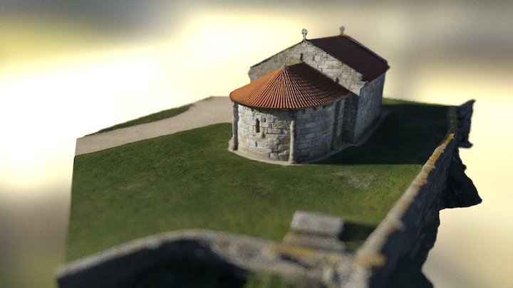 Ermita de A Lanzada 3D Model
