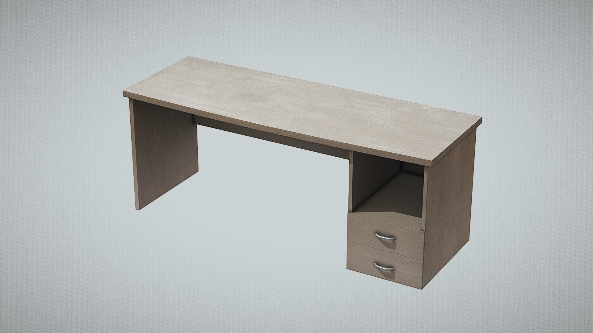 Desk 01 - Buy Royalty Free 3d Model By Outlier Spa (@outlier Spa 