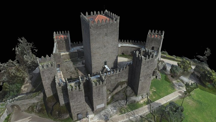The Castle of Guimarães 3D Model