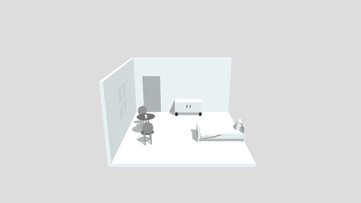 little Bedroom 3D Model