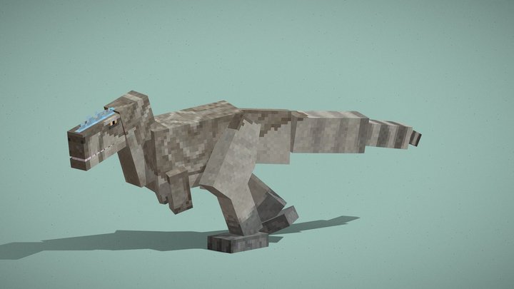 Bahariasaurus 3D Model