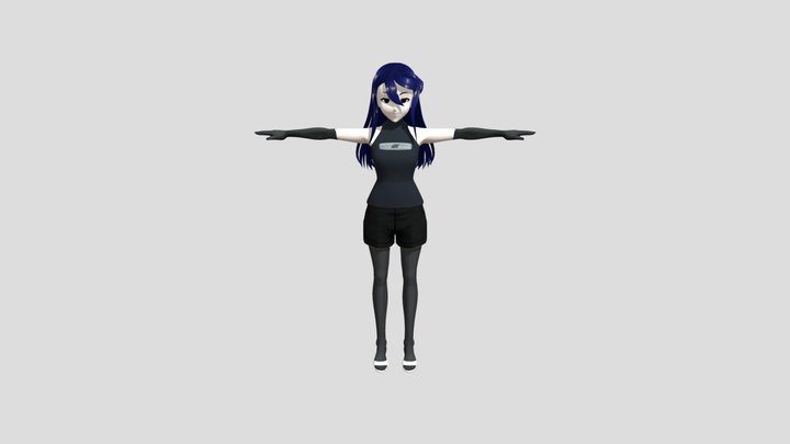 Kiyomi Uchiha - Naruto 3D Model