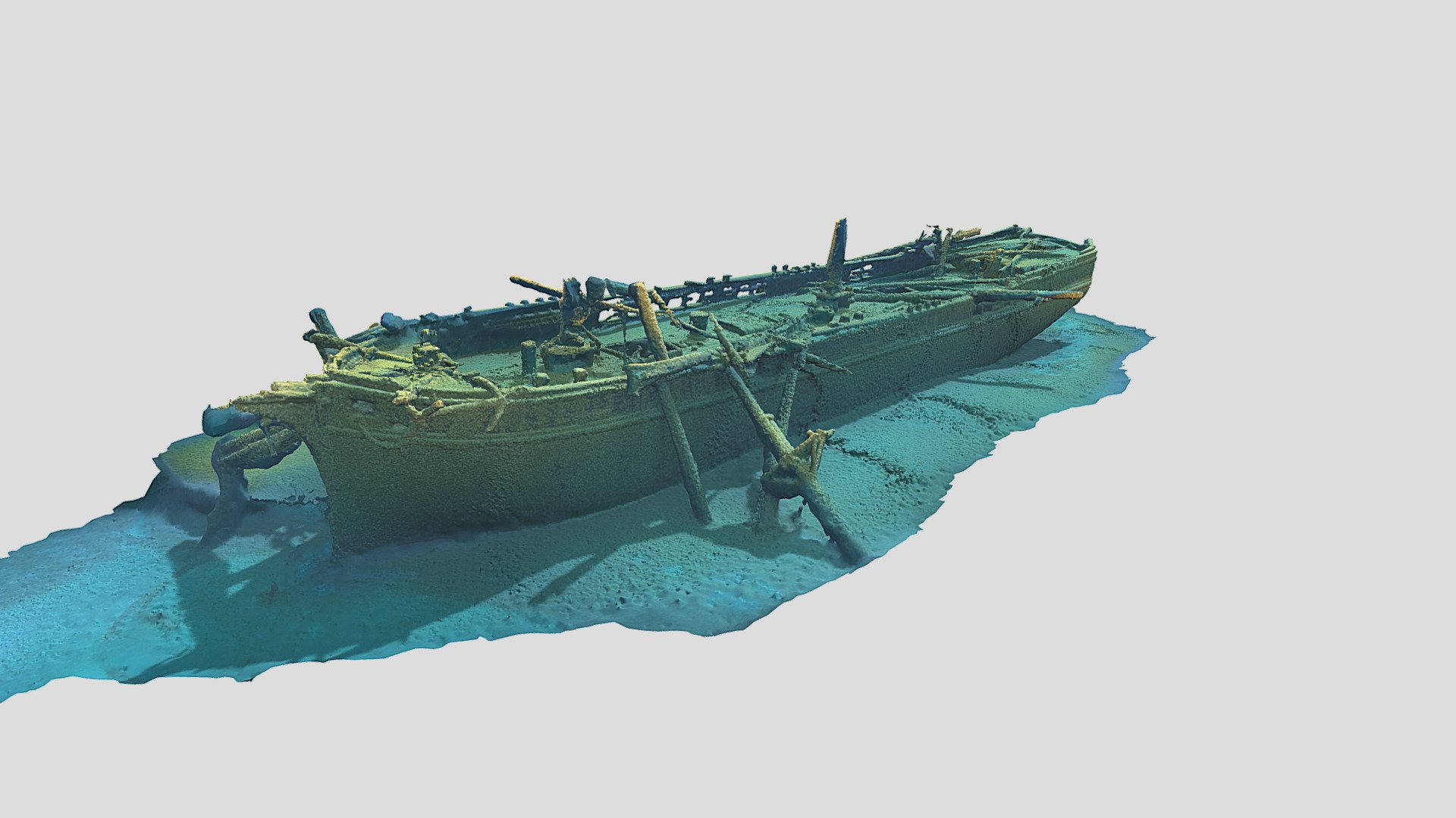 Unknown Schooner - 3d Model By Zach Whitrock (@whitrzac) [1b5dc85 