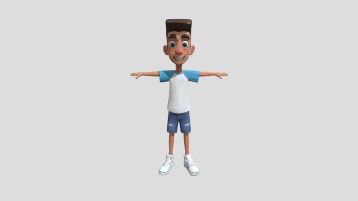 T-Pose Kid 3D Model