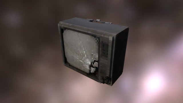 Voxel TV 3D Model