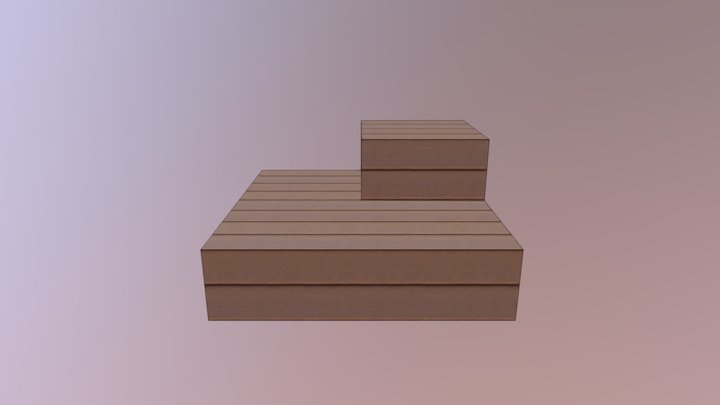 Sólido en madera 3D Model
