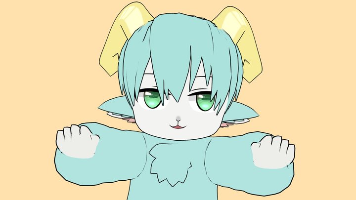 Snow Lamb 3D Model