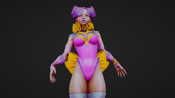 🍭 VELVETA 3D Model