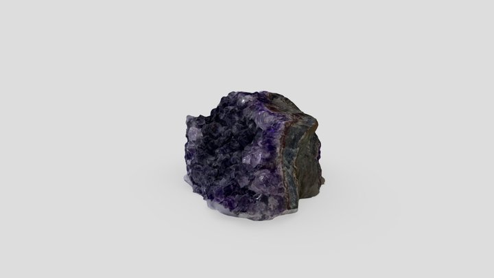 Amethyst Crystal 3D Model