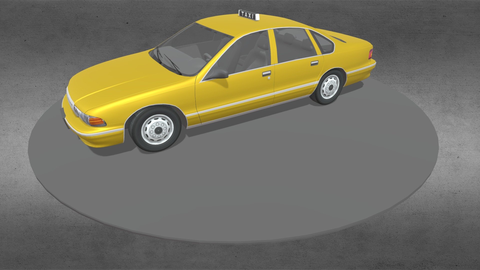 New York Yellow Taxi 3d Model - 3D model by nuralam018 [1b62371 ...