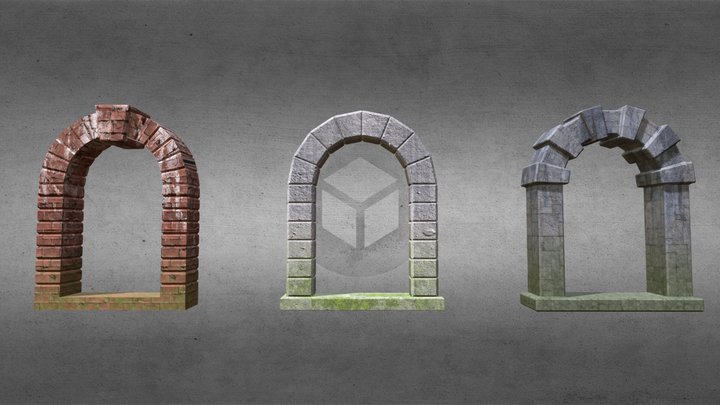 Old arches 3D Model