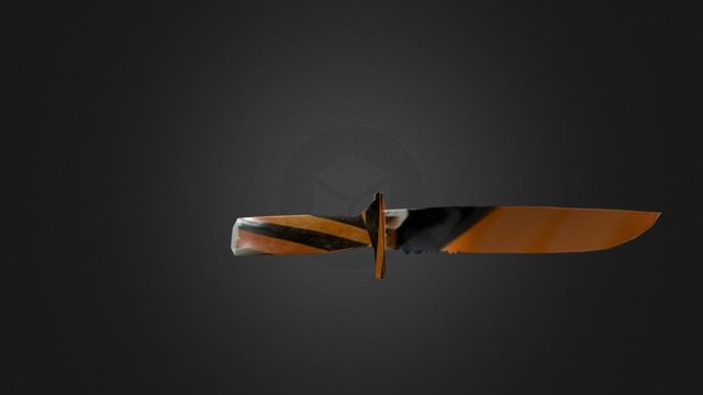 Tiger Knife 3D Model