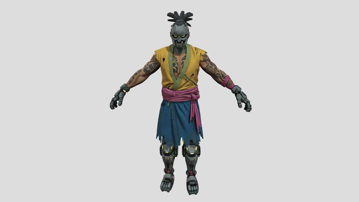 Masked Characte 3D Model [FREE] 3D Model