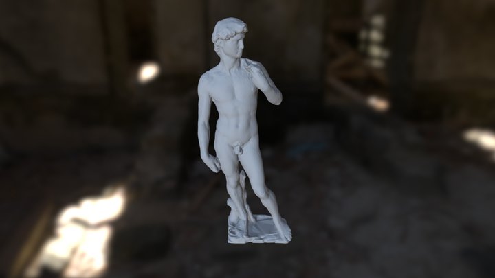 David By Michelangelo Statue 3D Model