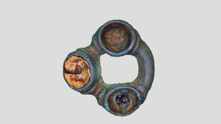 ESS-A36D24 Iron Age Harness Fitting 3D Model