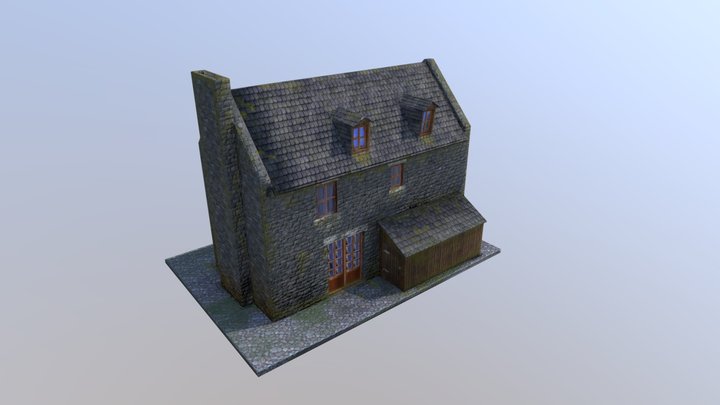 Stone house 3D Model