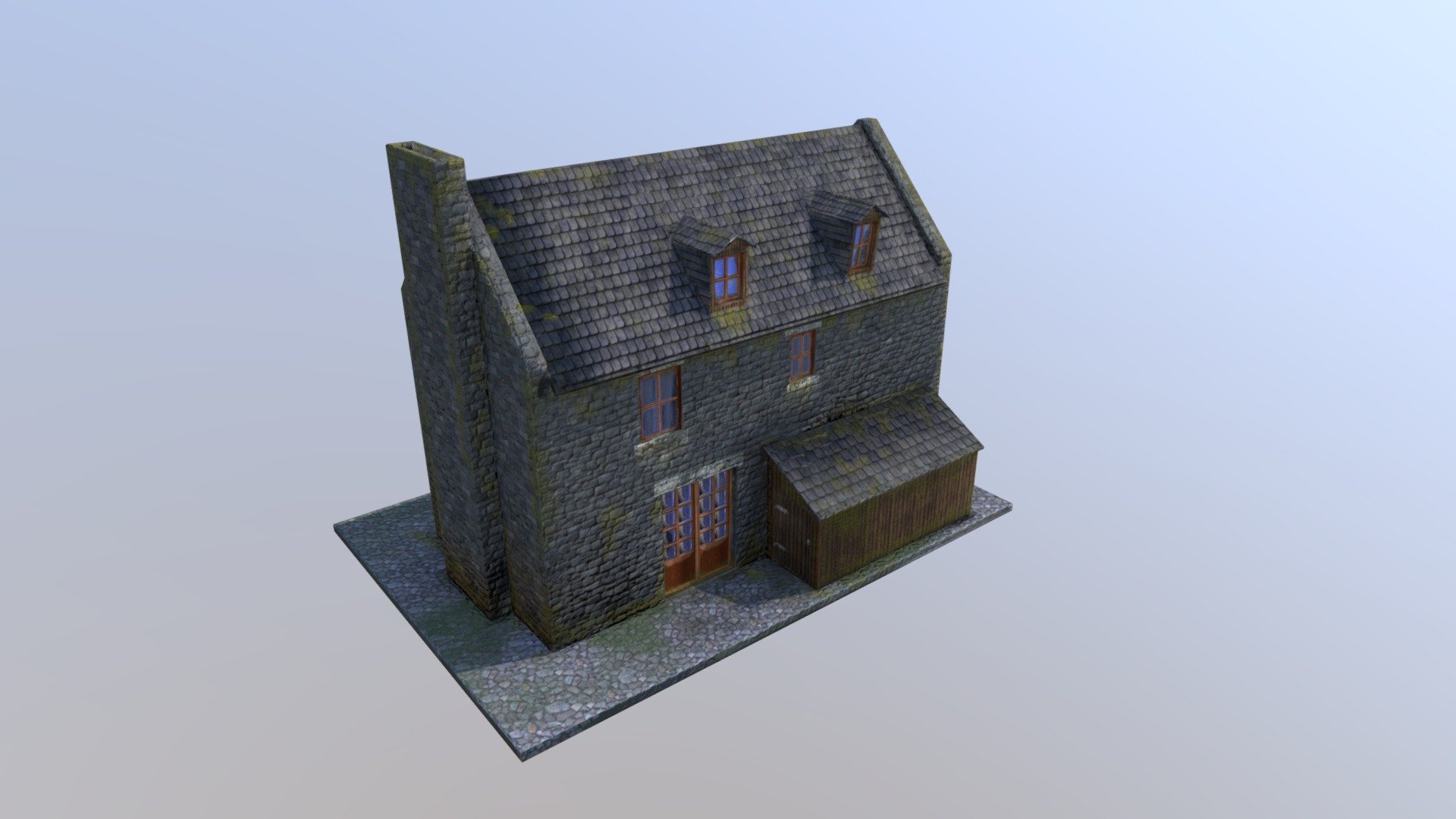 Stone house - Buy Royalty Free 3D model by CM-ART 3D (@captainmarlowe ...