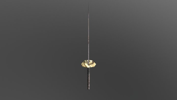 Rusted Sword 3D Model