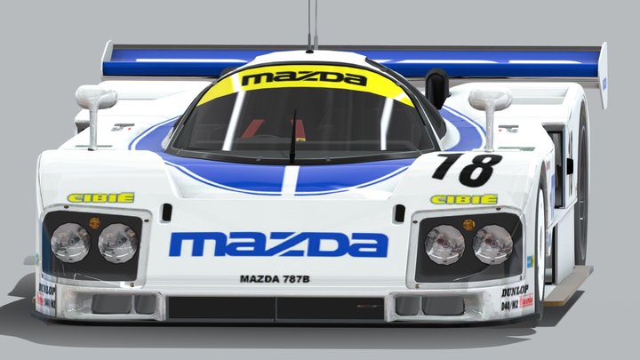 1991 Mazda 787B – Modello 3D gratuito STL