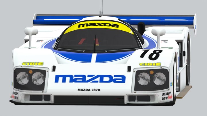 1991 Mazda 787B 3D Model