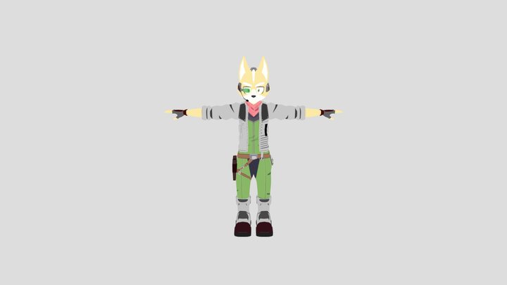 Star Fox 64 - Fox McCloud - 3D model by Video_game_collector