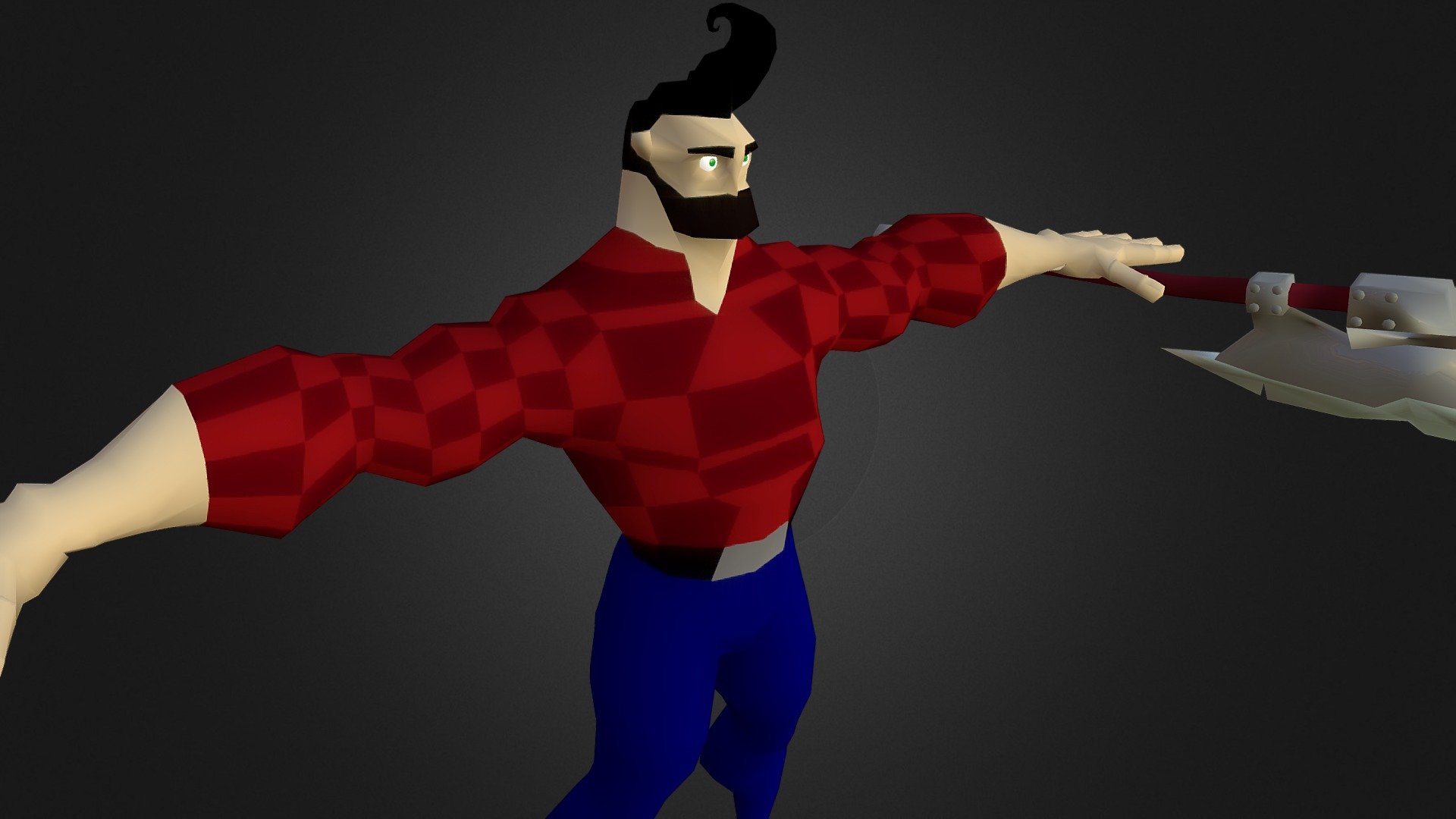 LumberJack Low Poly