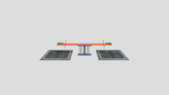 See-saw playground 3D Model