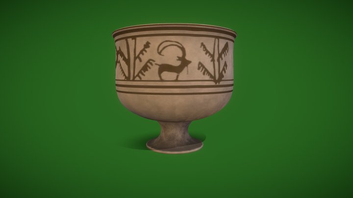 Cuenco de Sahr-i Sokhta 3D Model
