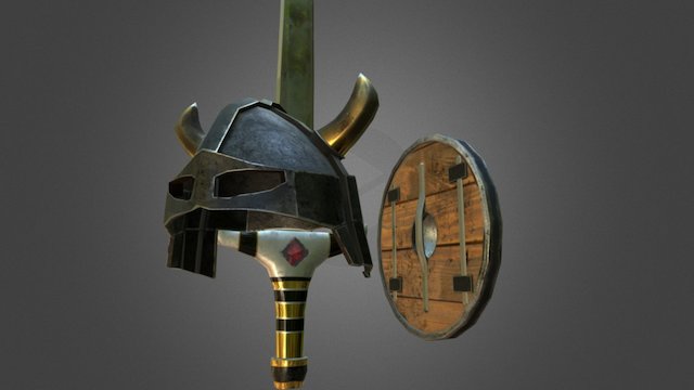 Viking three set 3D Model