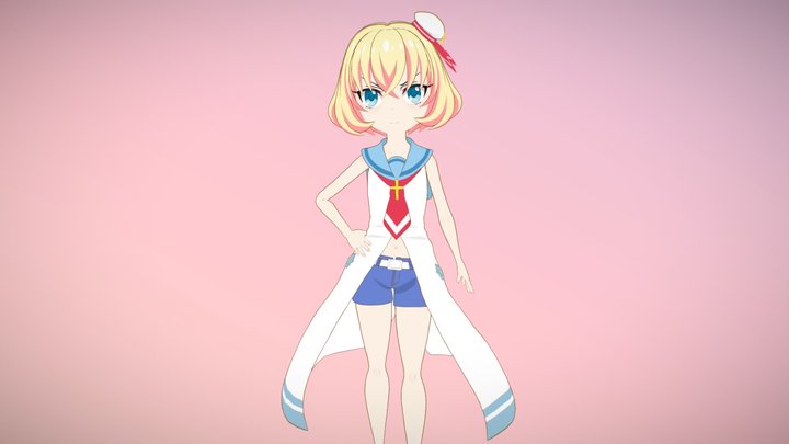 Lierre from Jashin-chan Dropkick X 3D Model