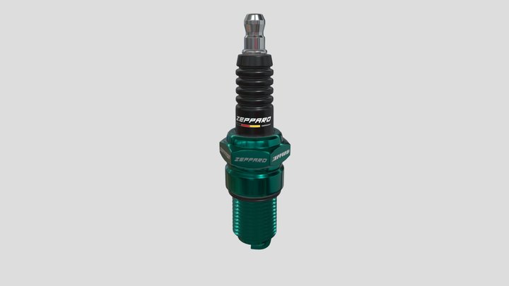 Spark Plug 3D Model