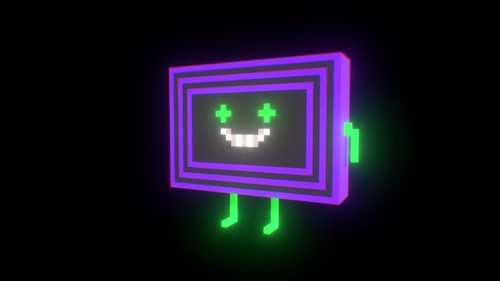 Mr. Screenhole 3D Model