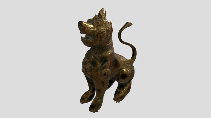 Dog_Statue 3D Model