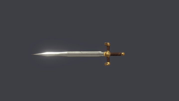 Greek Sword 3D Model