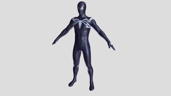 Symbiote Spider-Man 3D Model