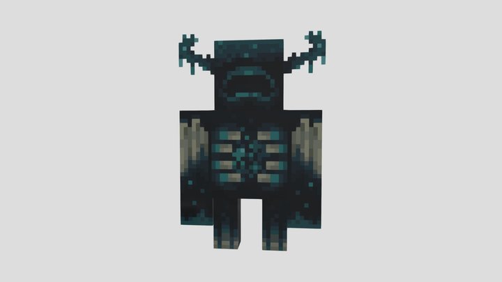 Warden_minecraft 3D models - Sketchfab