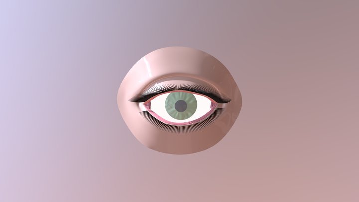 Eye Animation 3D Model