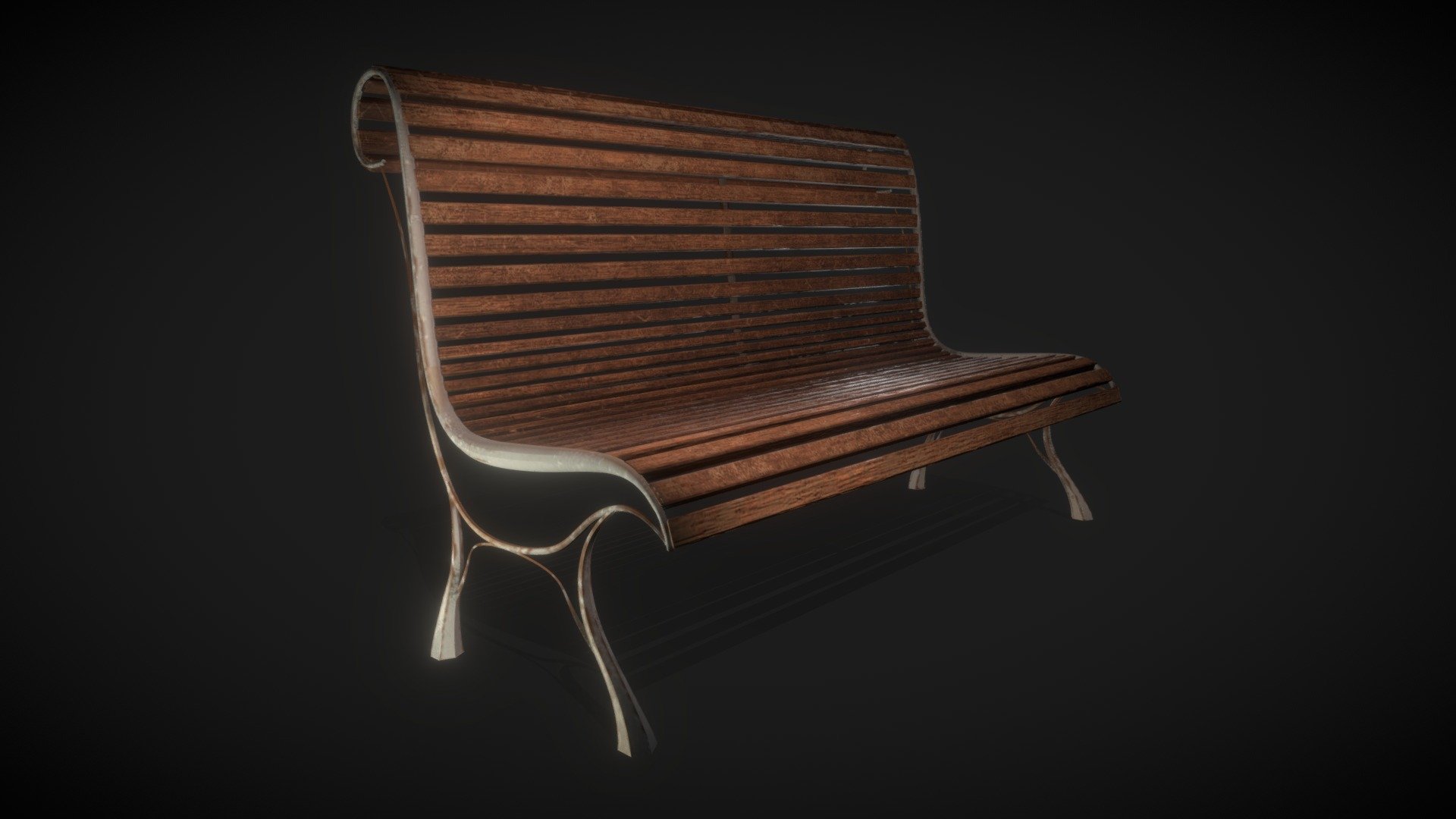 Old Worn Bench