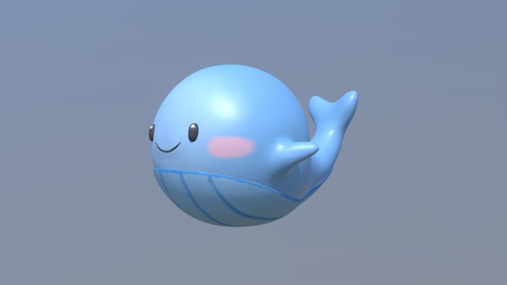Whale 3D Model