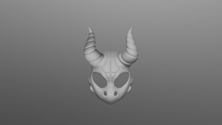 Cartoon kobold skull 3D Model