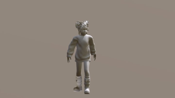 Sister 1 Idle Scout 3D Model