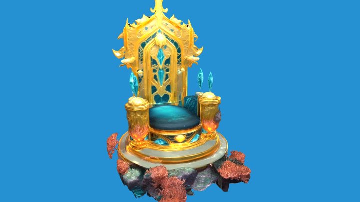 Atlantis throne of gold