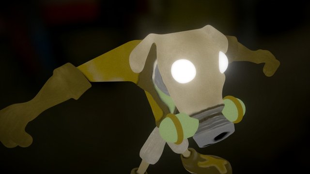 Hazmat Dog 3D Model
