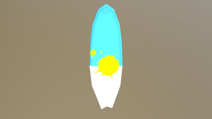 Surfboard 3D Model