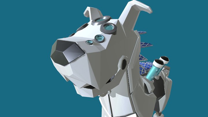 Dog Oscar 3D Model