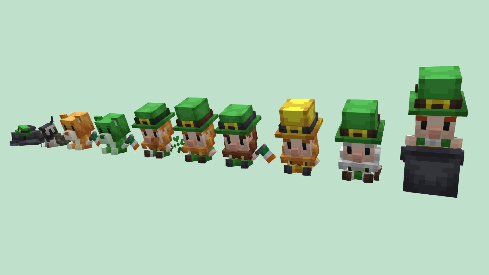 St. Patricks Day Plushies - 3D model by Nog's Menagerie (@nogs ...