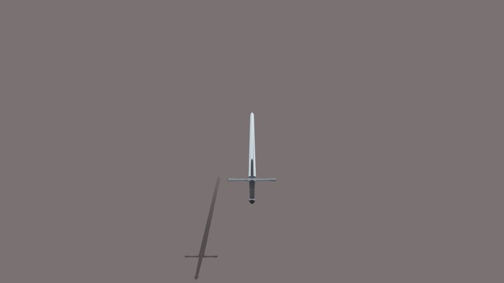 Longsword, Amathyst guard 3D Model